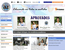 Tablet Screenshot of colegioazbilingue.com.br